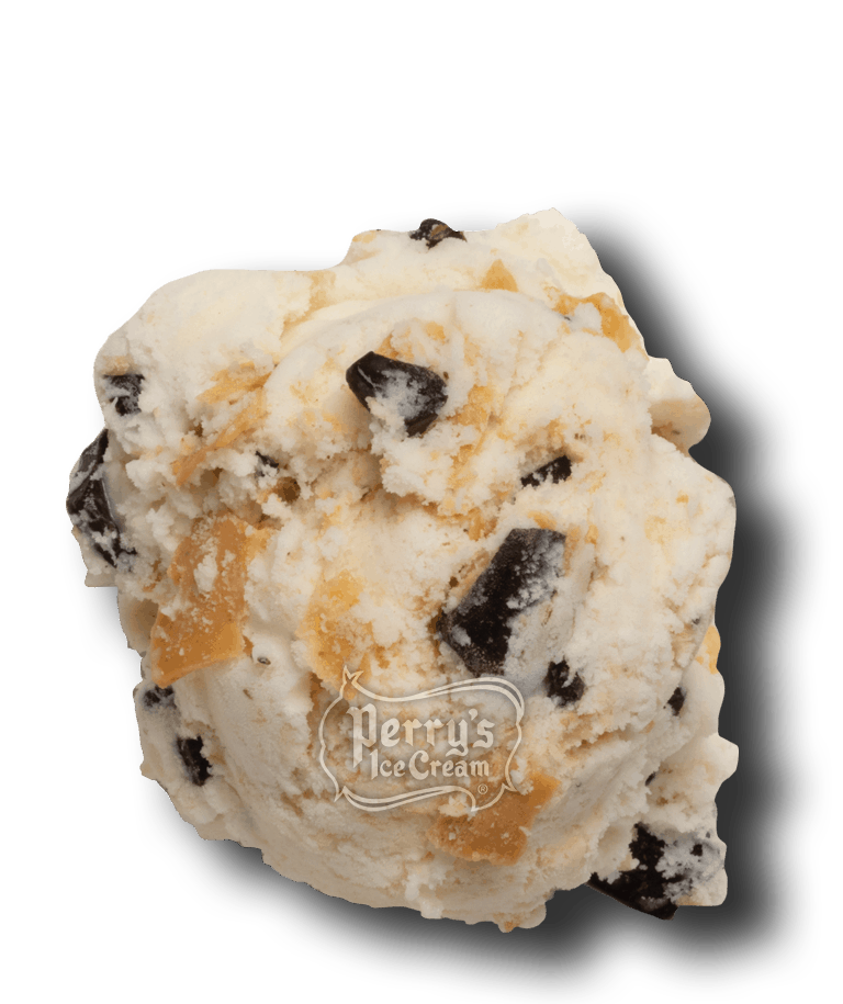 peanut butter chip frozen yogurt scoop