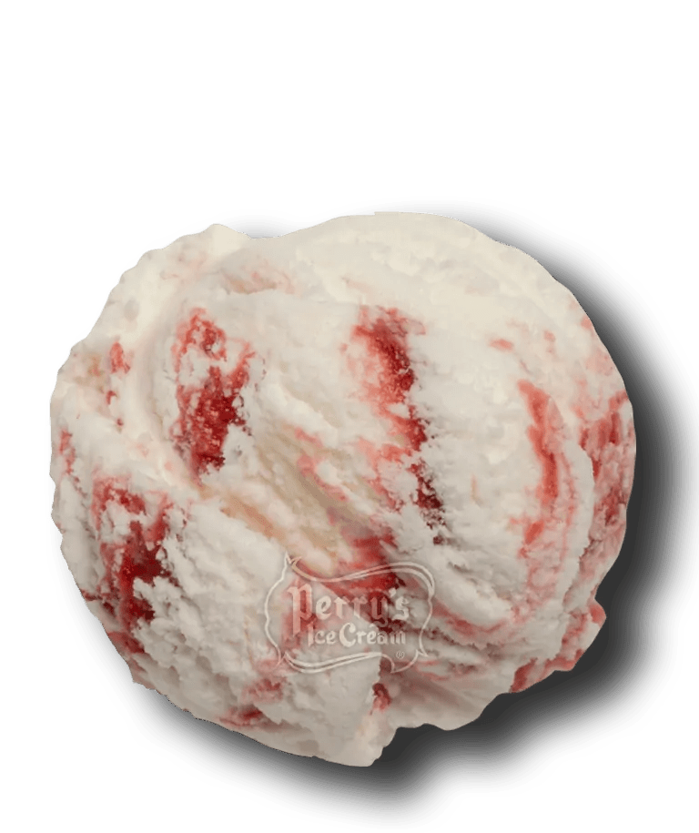 raspberry swirl light ice cream scoop